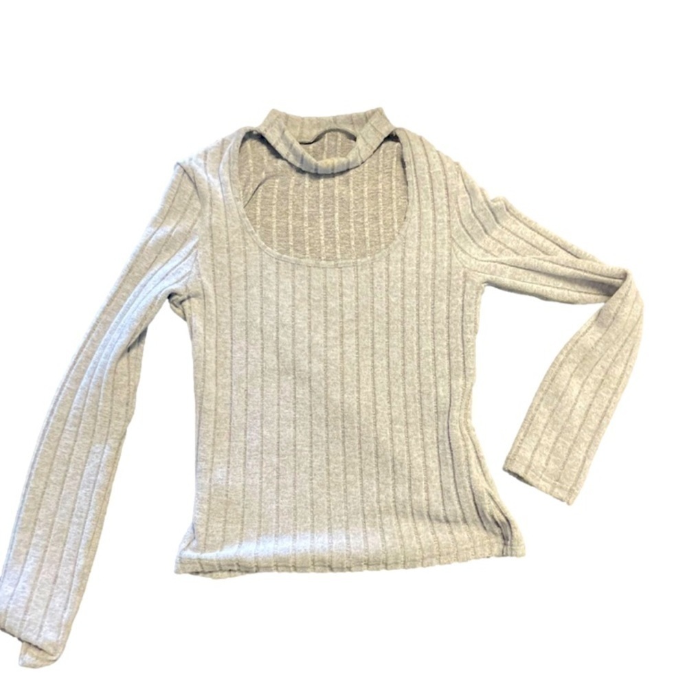 Choker neck space dye tee size large